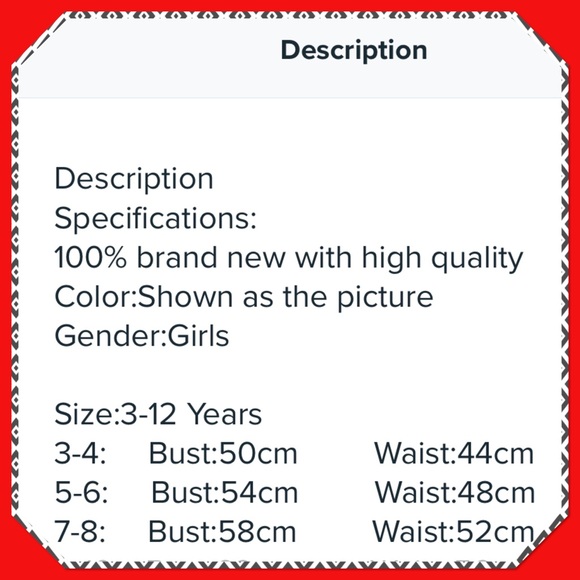 ☀️New☀️Two Piece Red Bathing Suit☀️ - Picture 3 of 3